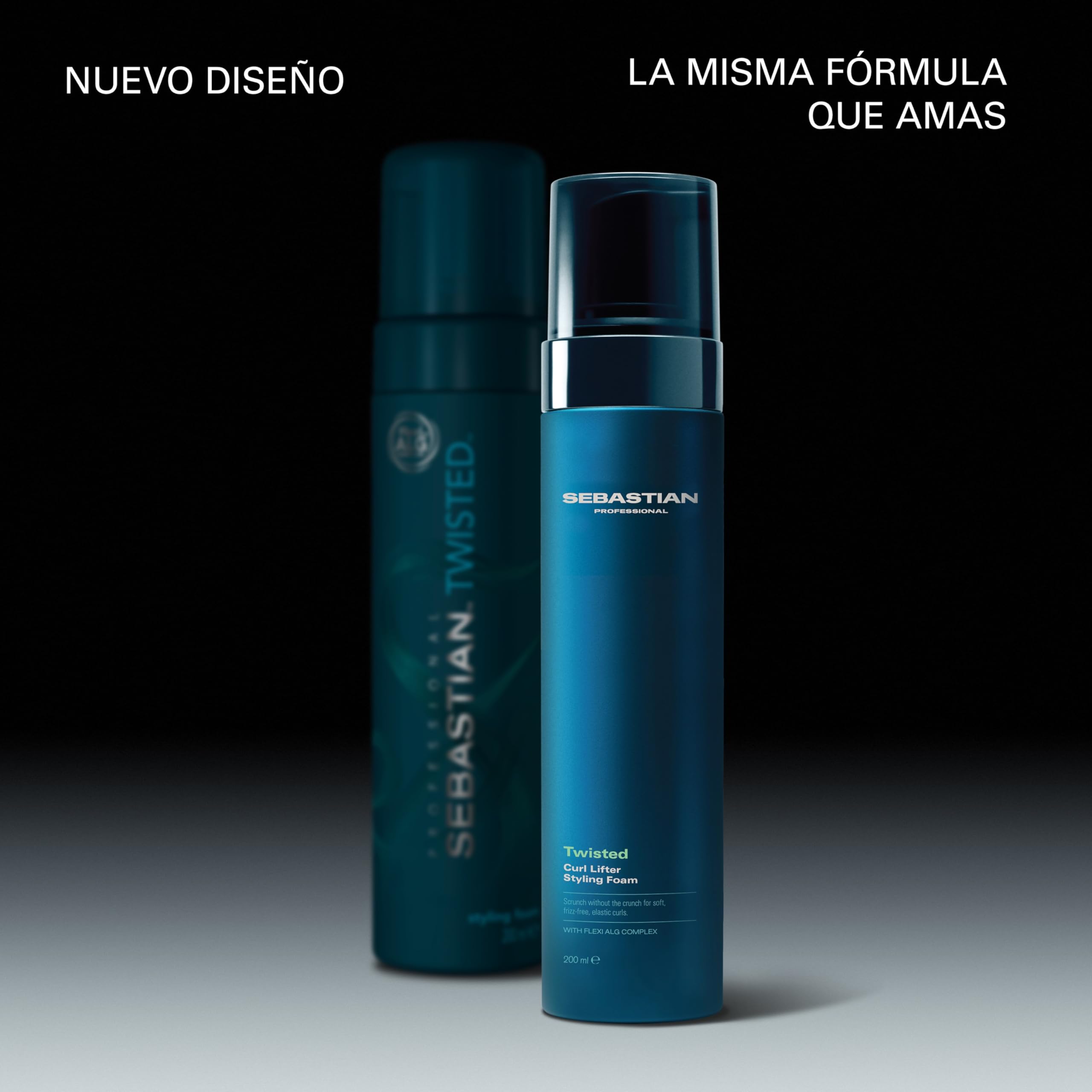 Sebastian Professional Twisted Curl Lifter | Espuma de Styling | Rizos Sin Encrespamiento ni Sensación Pegajosa | Definición y Flexibilidad para Rizos y Ondas | Ideal para Cabello Rizado | 200ml