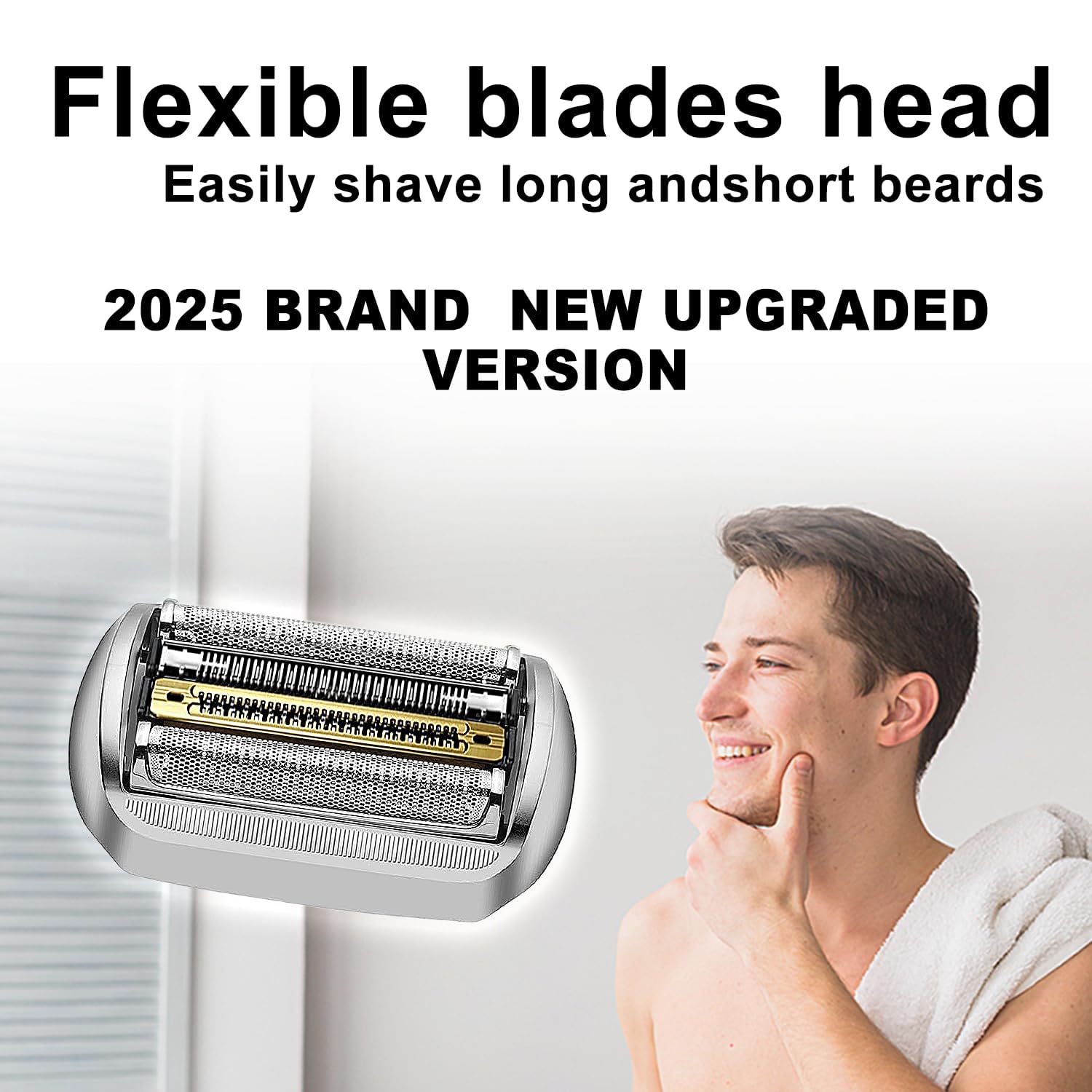 2 PACKS Series 9 Pro 94M Electric Replacement Shaver Head Compatible with Series 9 Pro Electric Razors 9290cc, 9291cc, 9370cc, 9376cc, 9293s, 9260s, 9295cc, 9385cc,(Upgraded ver.)
