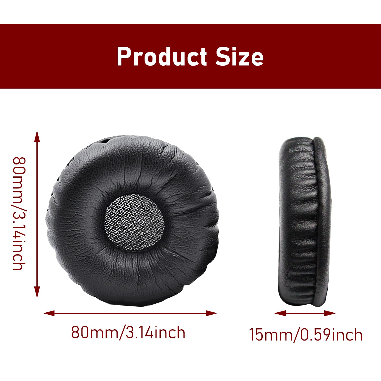 INF Ohrpolster Für Jabra Elite 45H / Jabra Evolve2 65 Kopfhörer