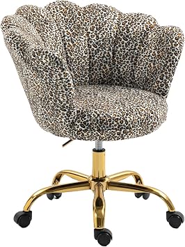 Comfy Home Office Task Chair, Leopard
