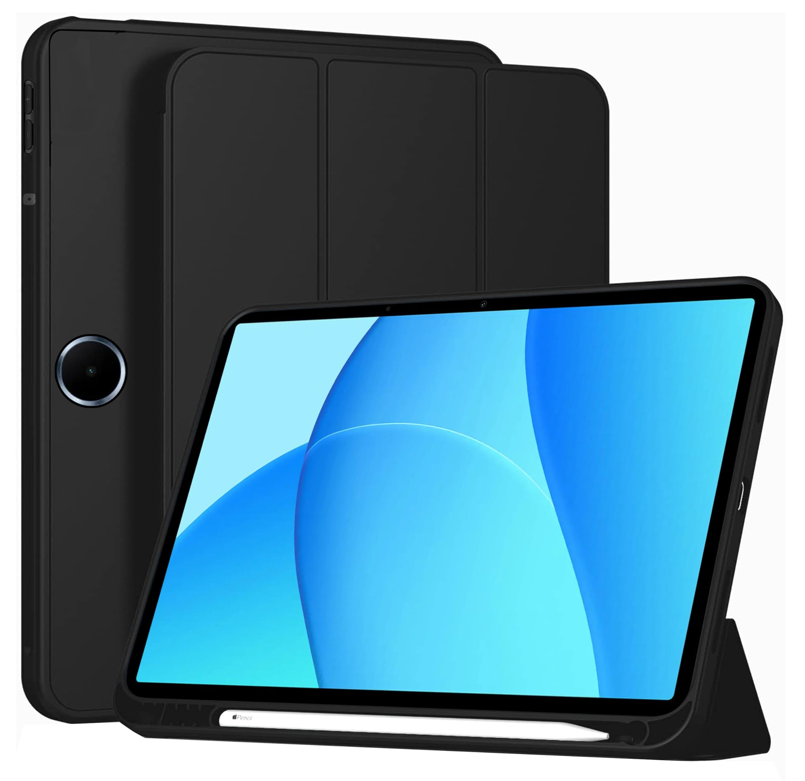 TGK Case for OnePlus Pad Lite 11 inch Tablet, Oppo Pad SE 11" Trifold Smart Stand Flip Cover (Black)-image-14