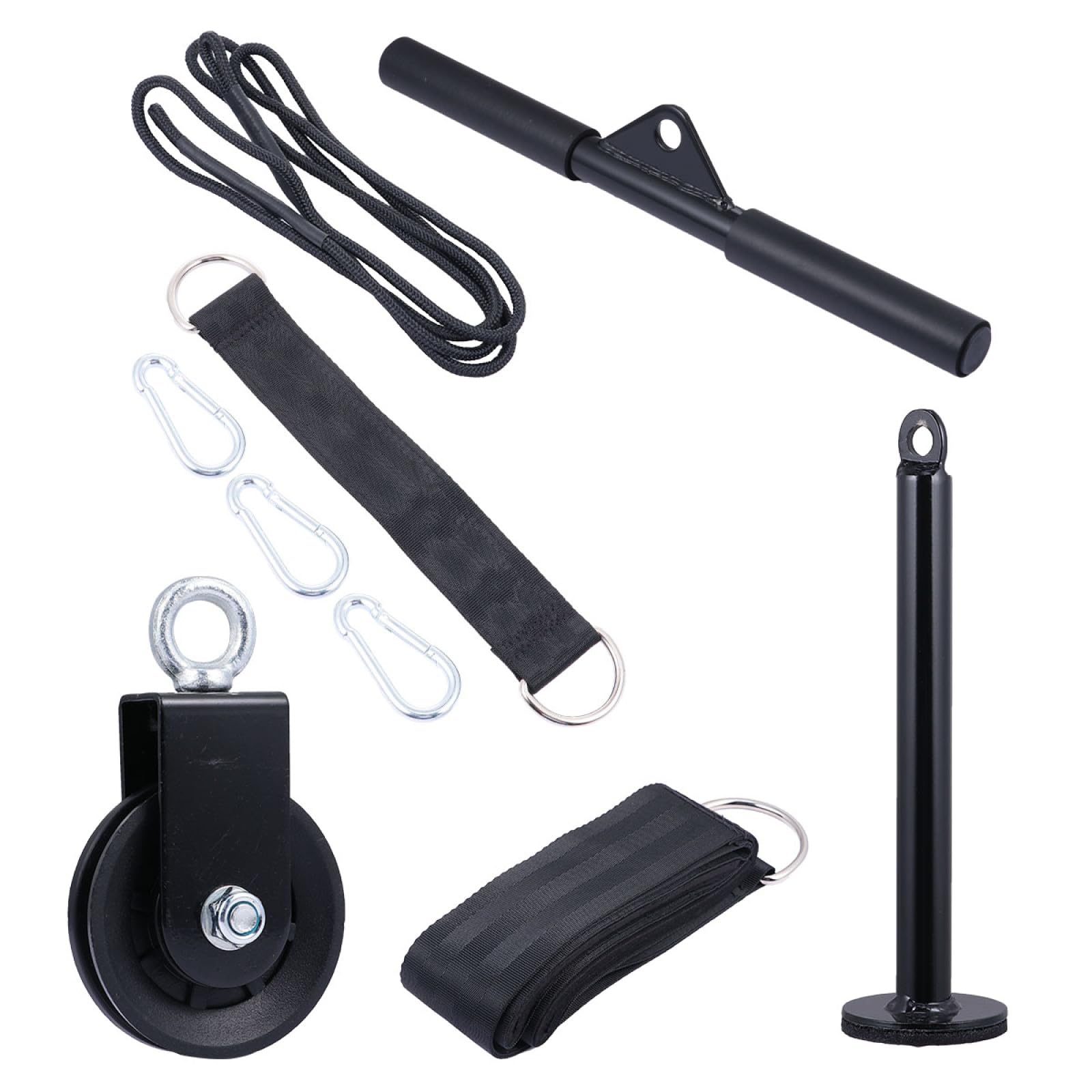 Toyvian 9piezas Máquina De Poleas Kit Entrenamiento Sistema Poleas Elevación Fácil Transportar