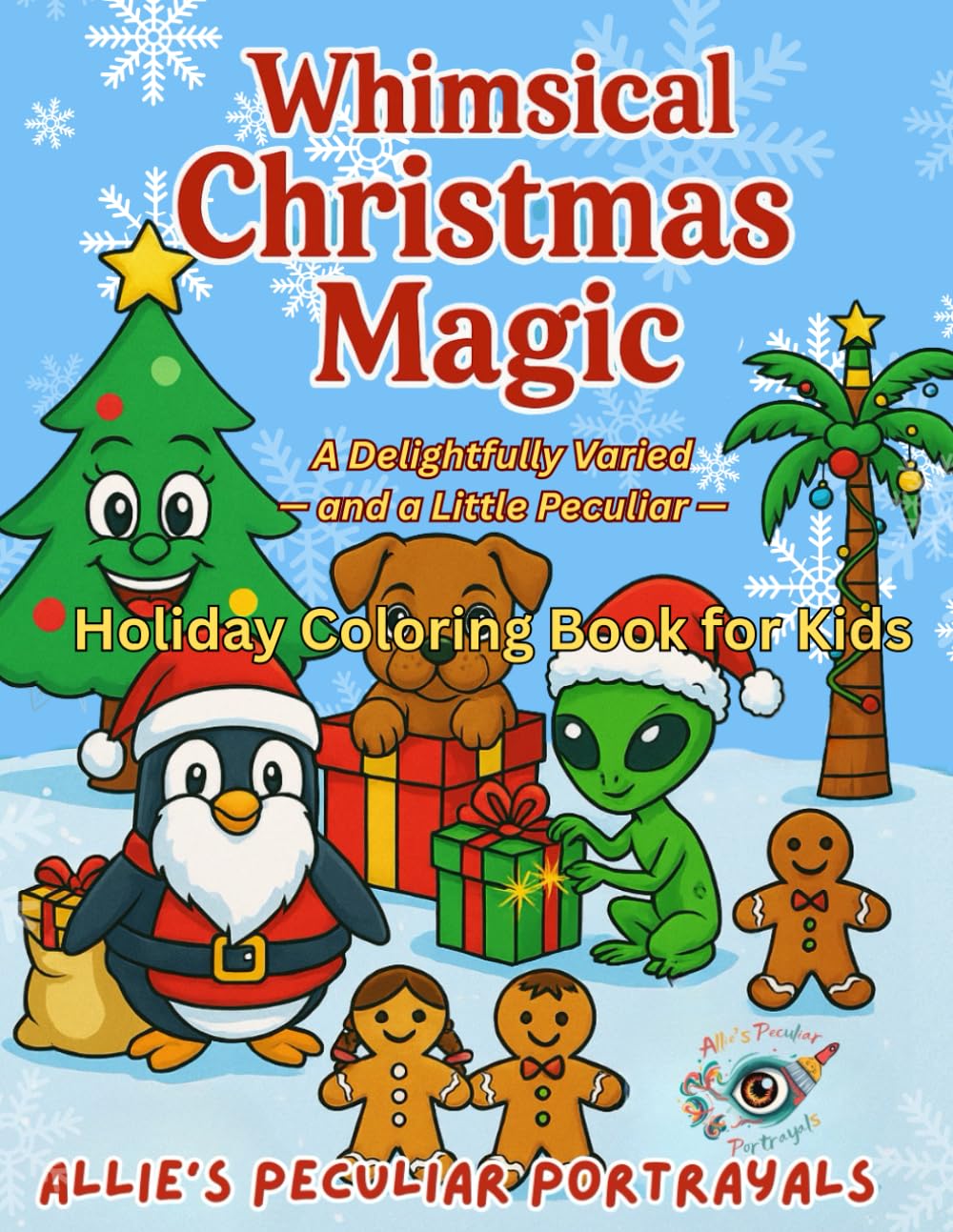 Whimsical Christmas Magic: A Fun Holiday Coloring Book For Kids