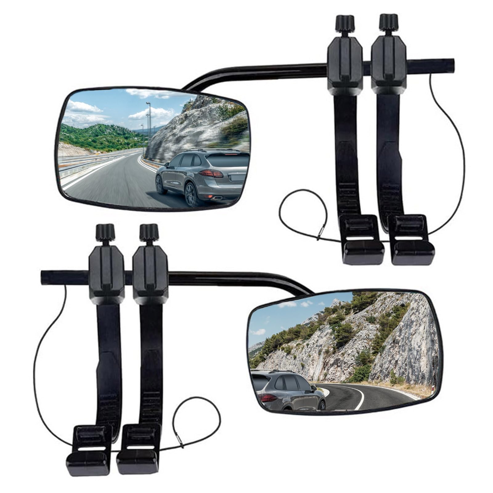 Specchio Da Appoggio Con Cornice In Noce