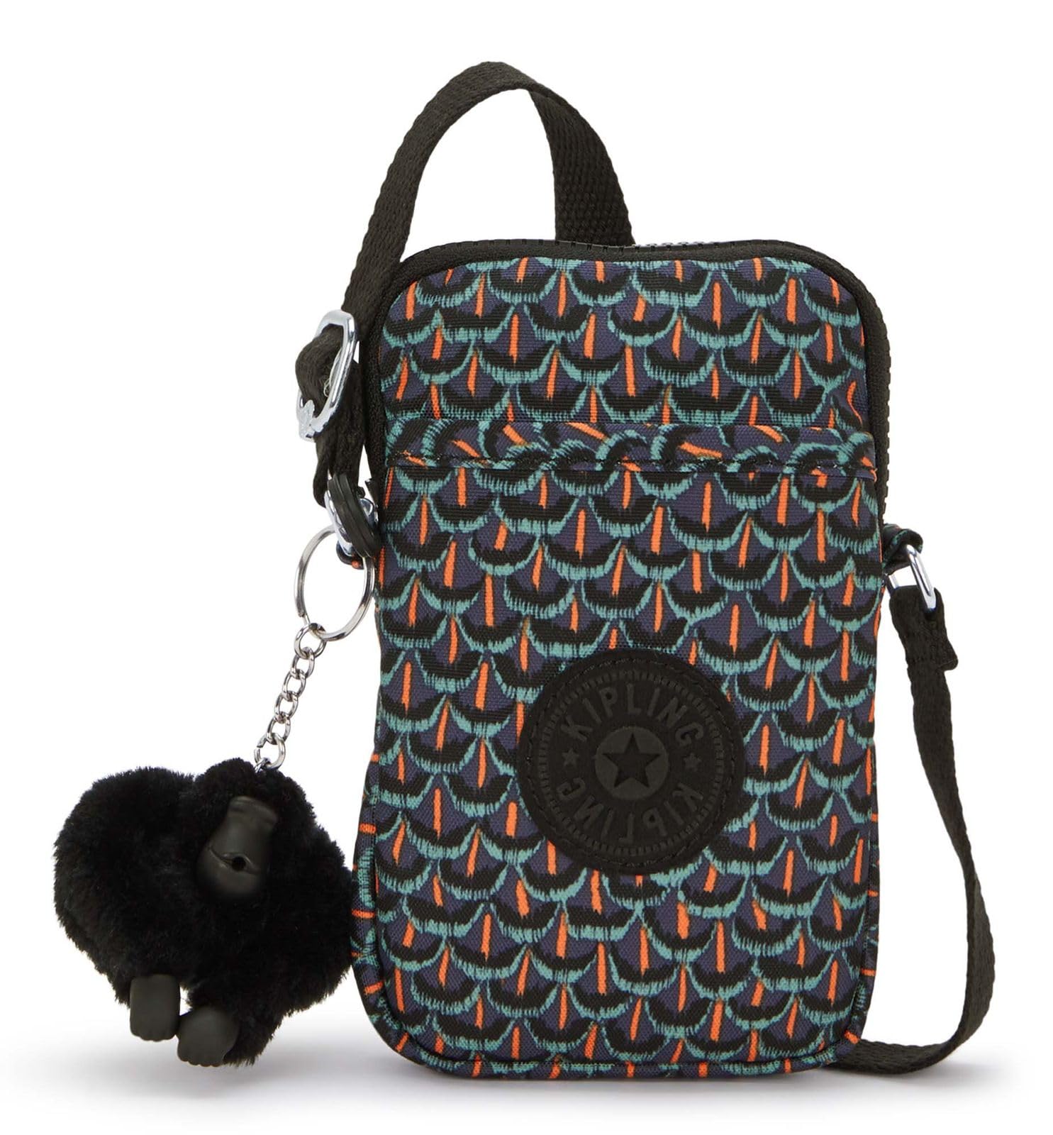Kipling TALLY Phone bag, Geo Feather (Black)
