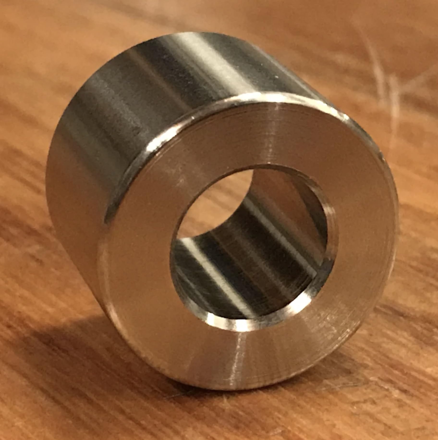 (1 pc) EXTSW 1/2” ID x 1" (.990") OD x 3/4” Thick 316 A4 Stainless Spacer