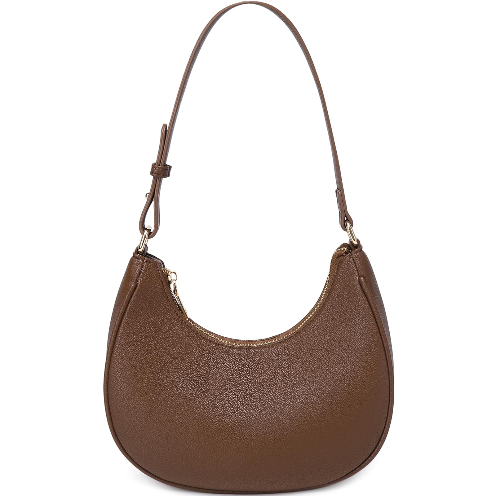 WSRYDJDL Crescent Shoulder Bags for Women Cute Hobo Tote Handbag Under the Arm Purses Mini Clutch Purse with Zipper Closure | Crescent, Cute, Under