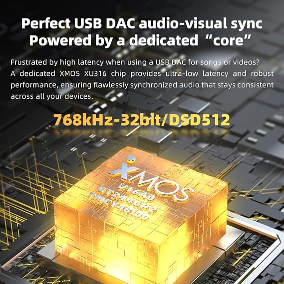 FiiO M33 R2R Portable HiFi Music Player, Snapdragon 680, 8GB RAM + 128GB Storage, True R2R DAC, XMOS XU316 USB Audio, 1100mW Balanced Output, AUTO EQ, 5.5 Full HD Display (Black)