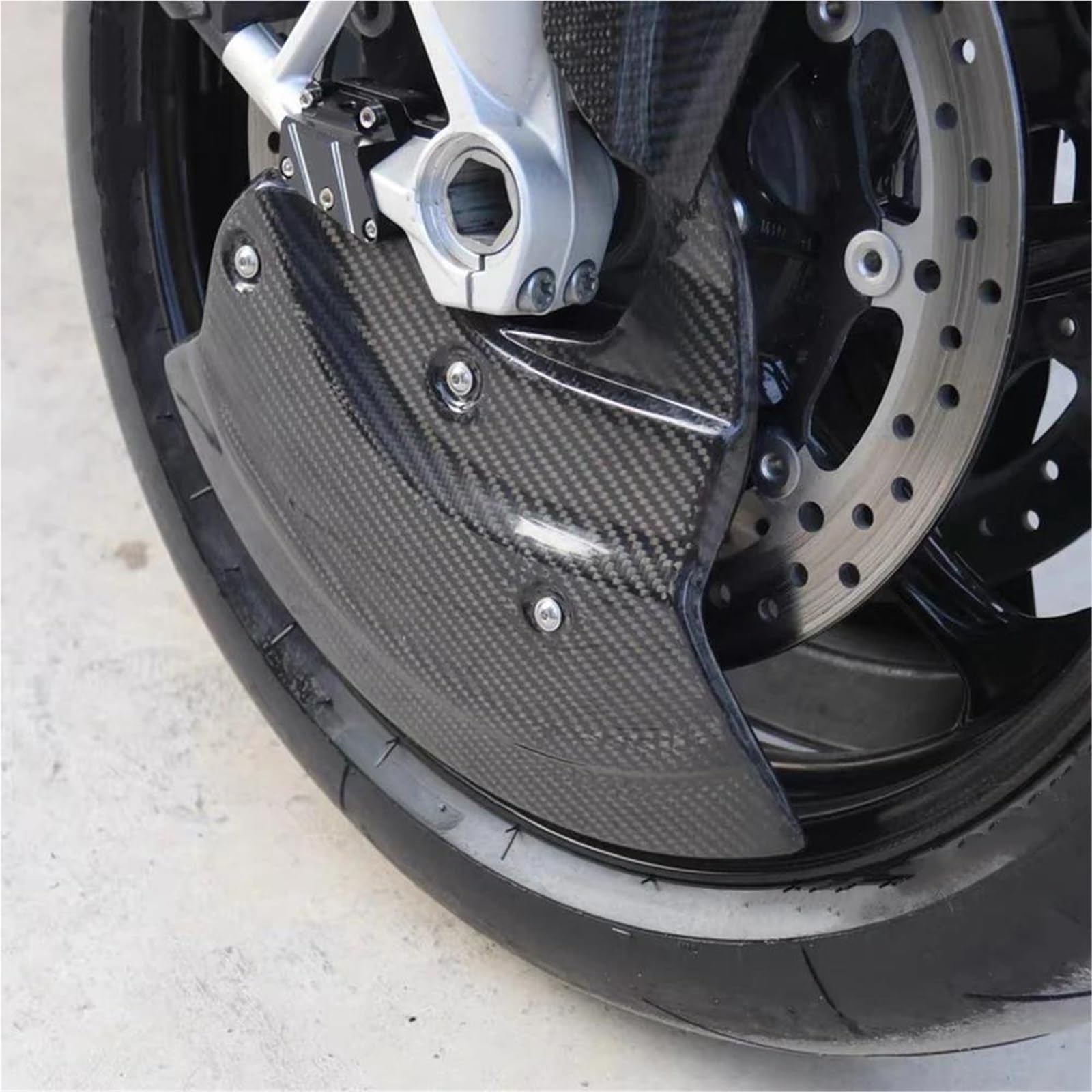 Kit De Couvre-Garde-Boue Avant en Fibre Carbone pour Moto pour BMW pour M1000RR S1000XR 2020-2023