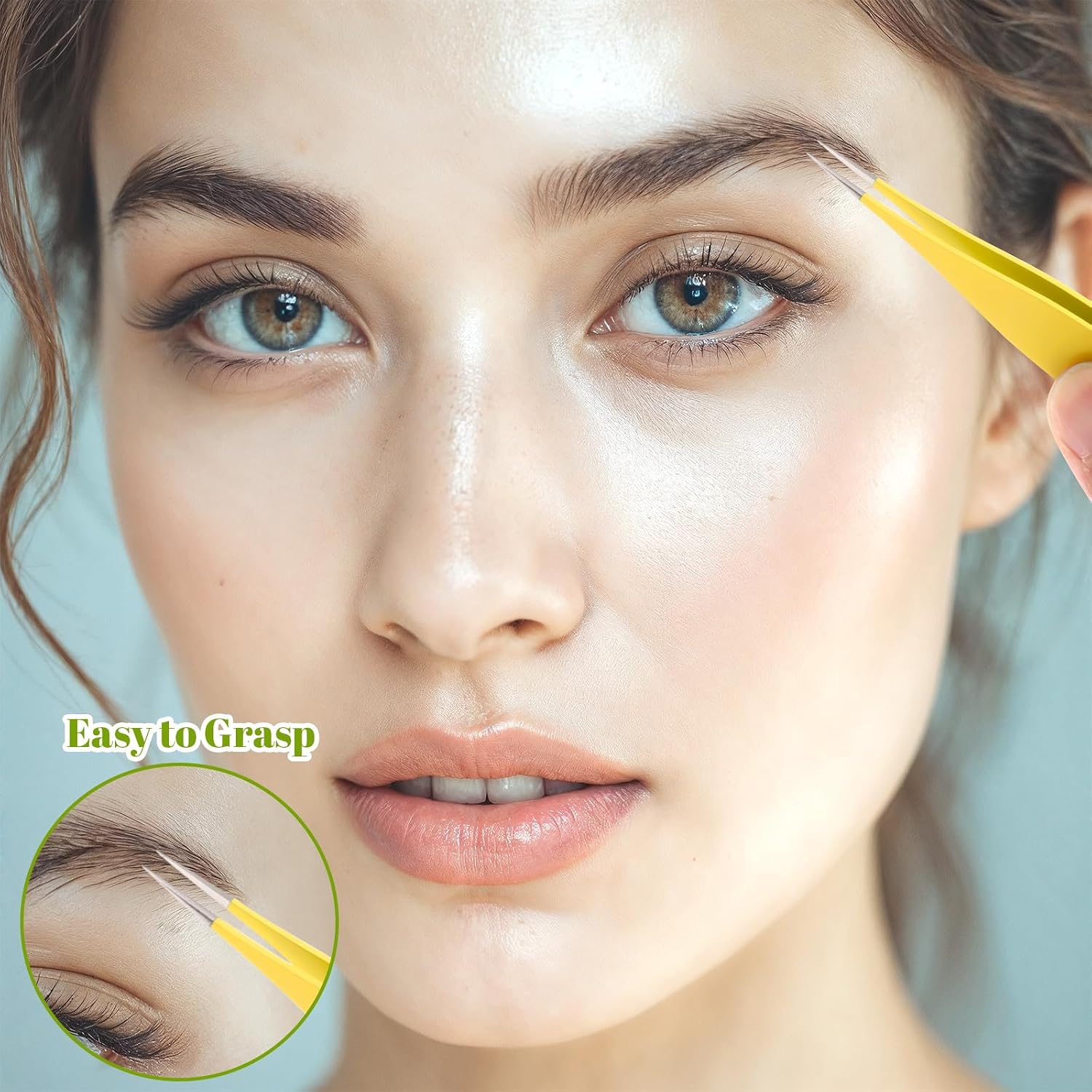 6 PCS Needle Nose Tweezers Fine Point Tip Tweezers for Ingrown Hair Remover Stainless Steel Precision Sharp Blackhead and Splinter Removal Tweezer for Facial Hair and Eyebrow