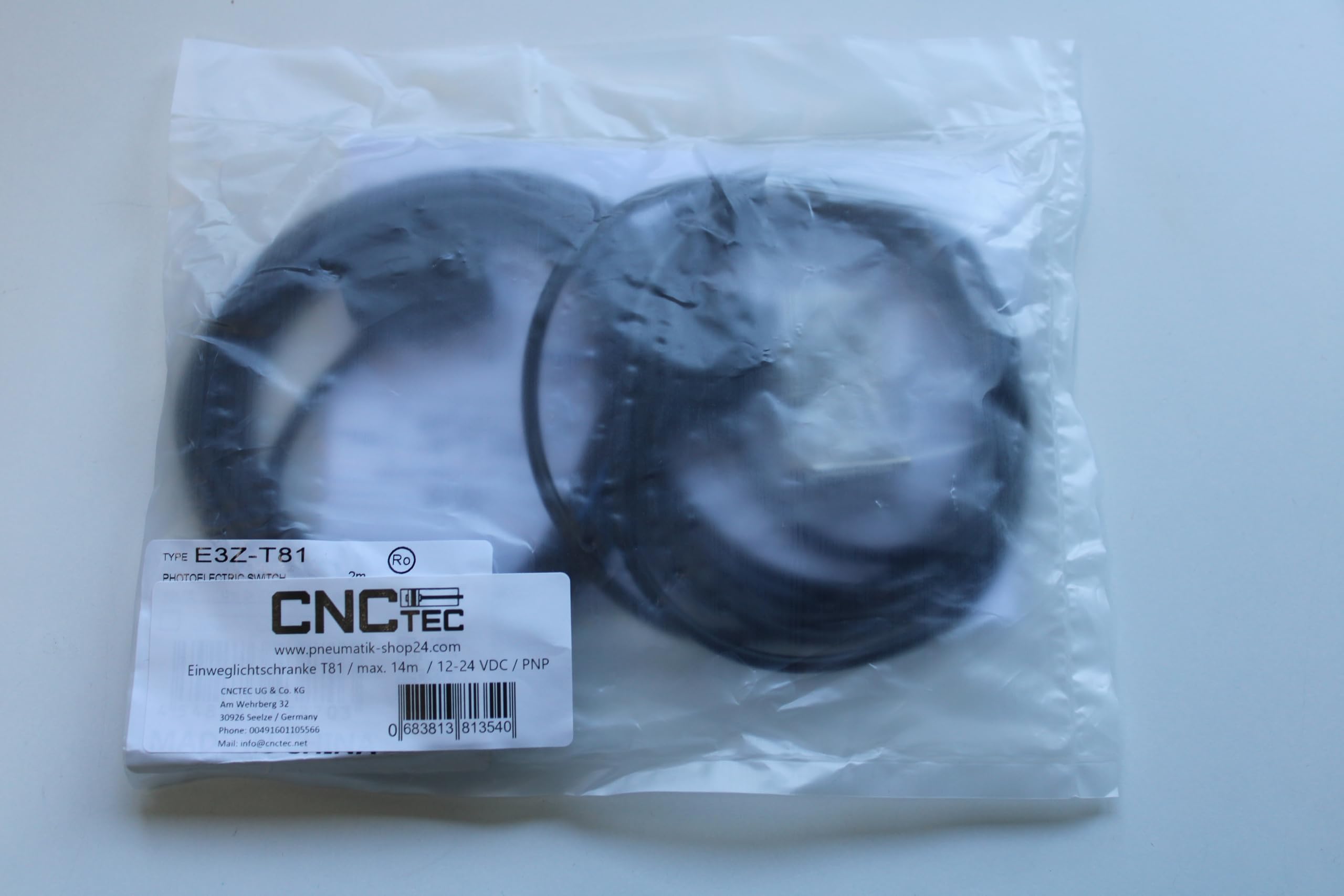 Fotocellula usa e getta 12-24 V PNP 100 mA fino a 15 metri NC NO sensore di luce