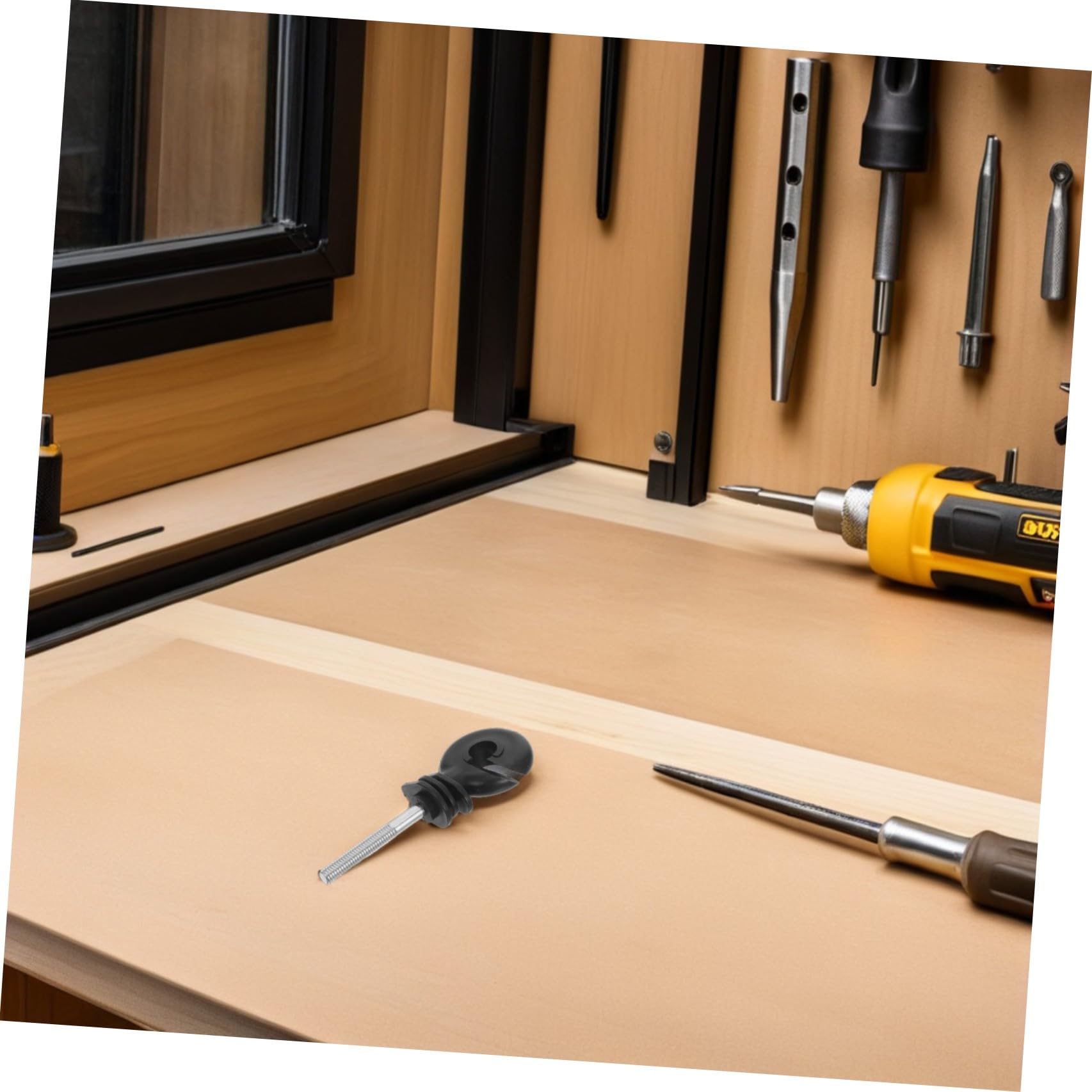 Abaodam 50 Pezzi 50 Pezzi Accessori Isolanti per Recinzioni Elettriche in Acciaio Inox, Perni Avvitabili Tubo Isolante, Chiodi Resistenti alle Intemperie per Pali da Giardino e Uso