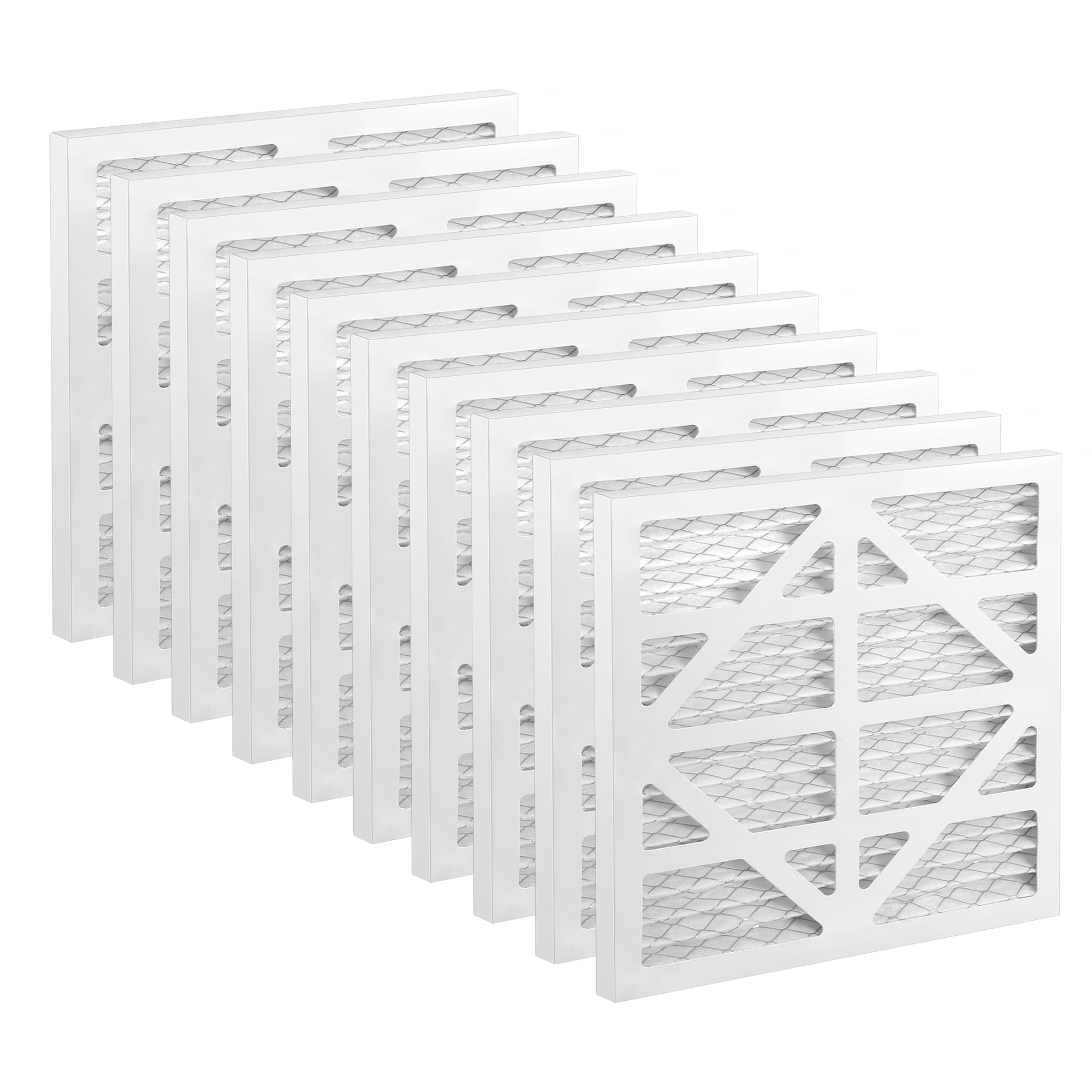 10-Pack HEPA 500 Pre-Filte Replacement Compatible with MOUNTO HEPA 500, Bluedri AS550,Dri-Eaz HEPA500 Air Scrubber, Easy Installation MERV 13 Air Filtration System Filter Size 15.75x 15.75 x 0.75