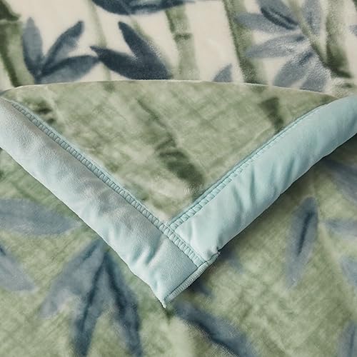 Miniatura 3 de LGYKUMEG Manta pesada de visón coreano de 9 libras, tamaño King, 79 x 91 pulgadas, manta de forro polar reversible, 2 capas de felpa suave y sedosa