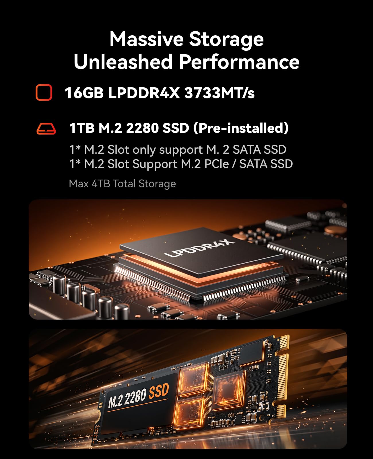 KAMRUI E3B Mini Gaming PC, AMD Ryzen 7 7730U (Beats 7640HS/7430U), 16GB RAM 1TB M.2 SSD Mini PC, Bis zu 4.5GHz, 8C/16T, 4K Triple Display, WiFi6/BT5.2, Mini Computer für Zuhause/Büro/Business/Gaming