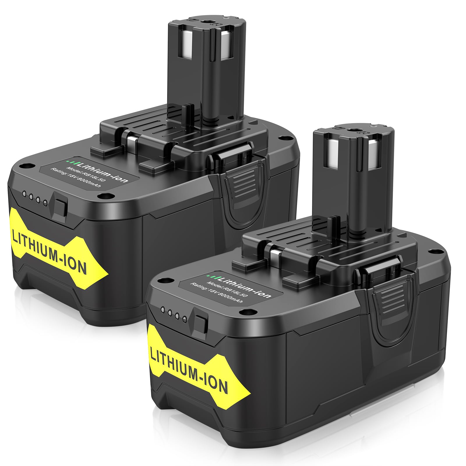 Fancy Buying 8.0 Ah Battery for Ryobi 18V Battery for Ryobi ONE+P102 P103 P105 P107 P108 P109 P122 Cordless Tool Battery