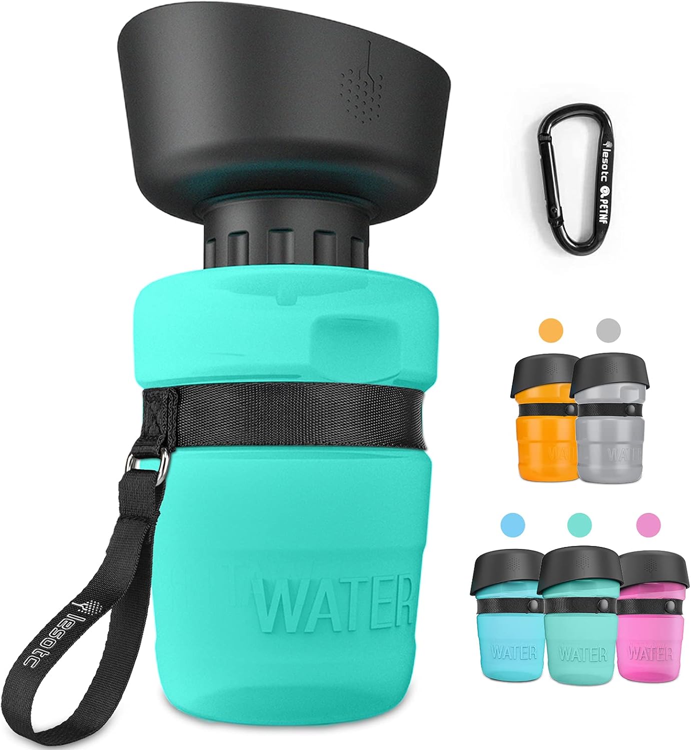 lesotc 2022 Upgraded Pet Water Bottle for Dogs,Dog Water
