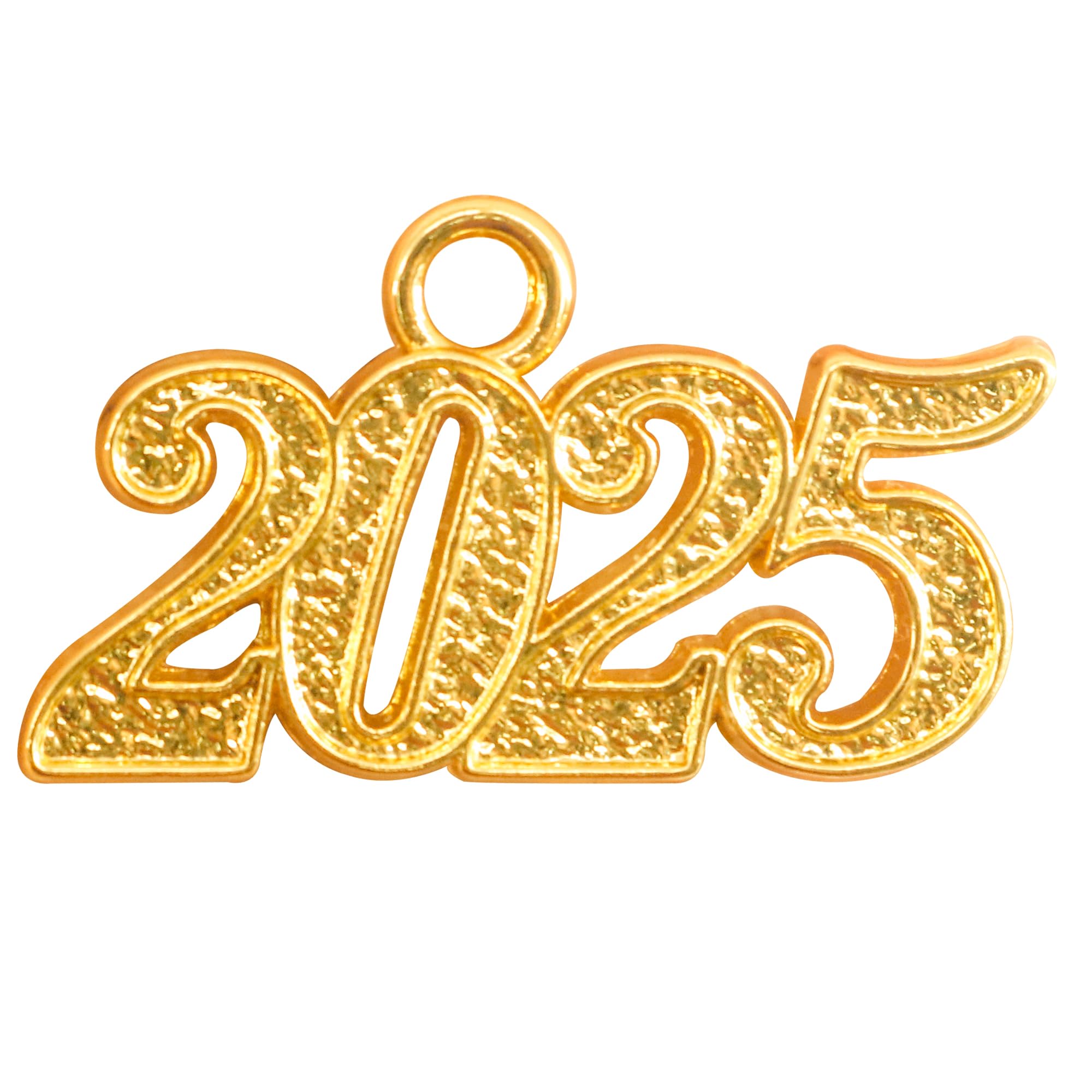 GraduatePro 2024 Year Charm for Graduation Tassel Signet Pendant Gold Color
