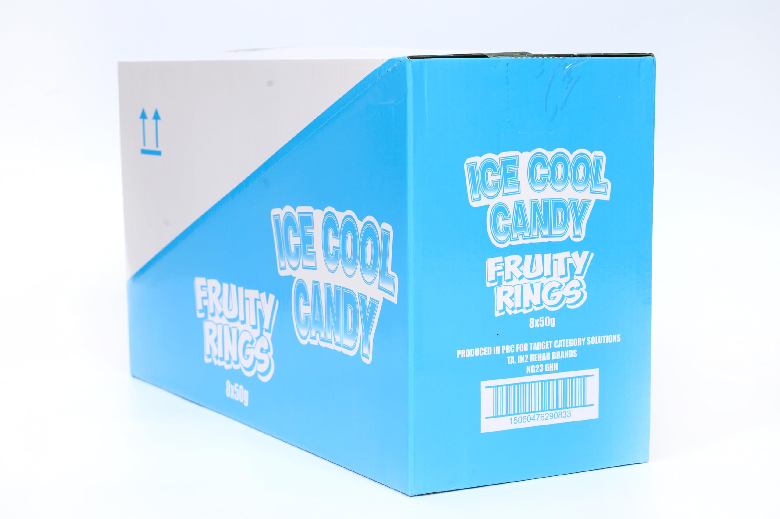 Ice Cool Candy Freeze Dried Fruity Rings 8 PACKS x 50g : Amazon.co