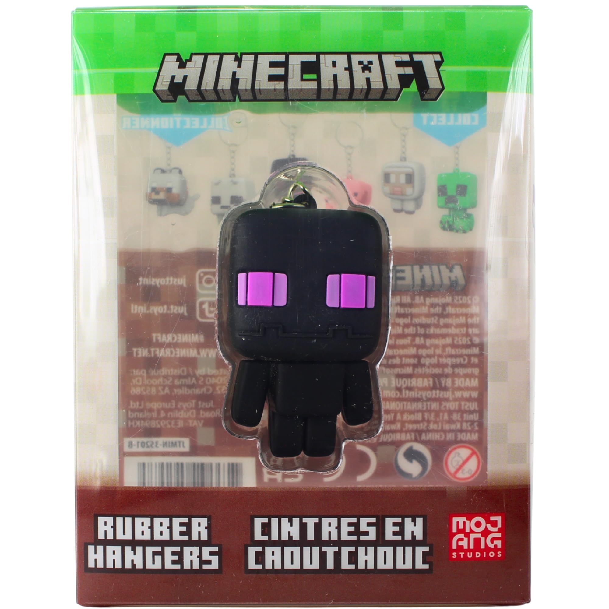 Minecraft Character Blind Bag Figures & Animals - (Rubber Keychain Enderman) โ image 1