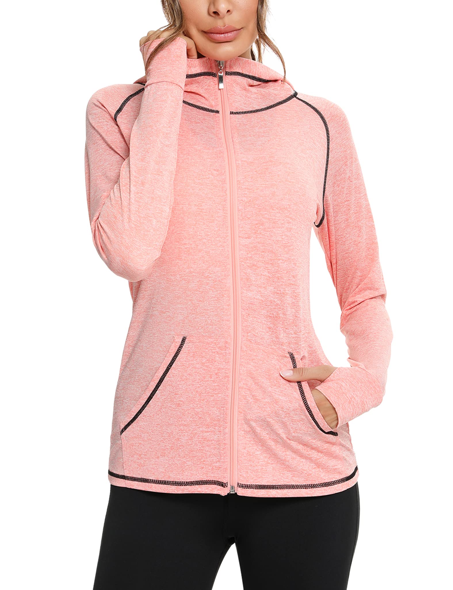 Sykooria Damen Laufjacke Voll Reißverschluss Sportjacke sudadera bebe Mujer — view 7