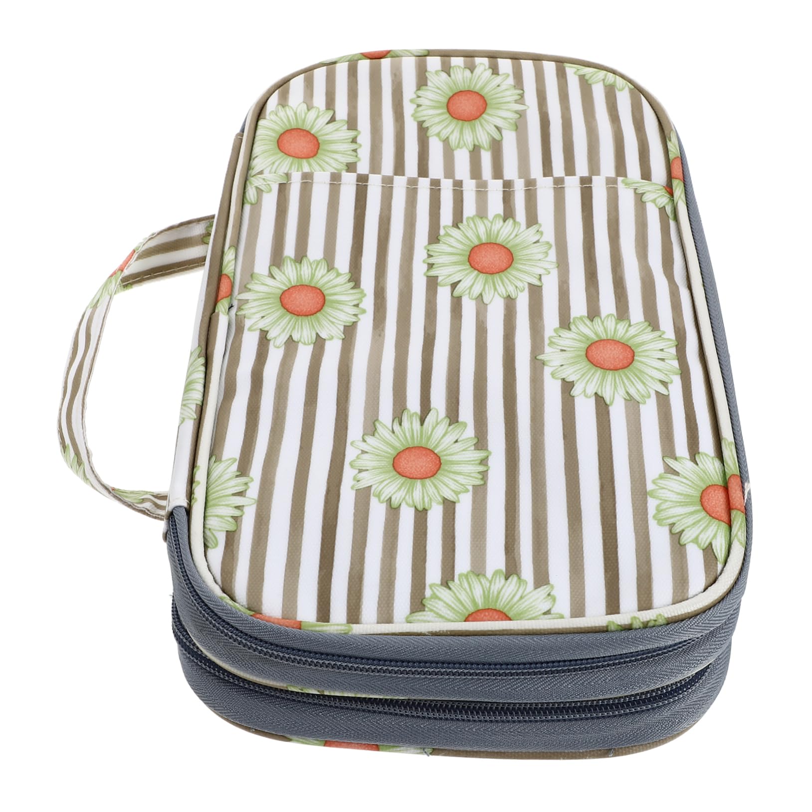 TEHAUX Crochet Needles Holder Hooks Storage Bag Multi-Purpose Knitting Tools Case