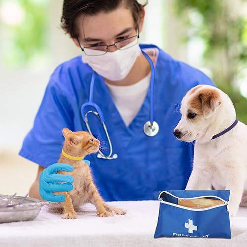 Miniatura 7 de Buryeah Kit de parto para cachorros, bolsa de nacimiento para mascotas, kit de parto para cachorros recién nacidos, suministros de parto para gatos,