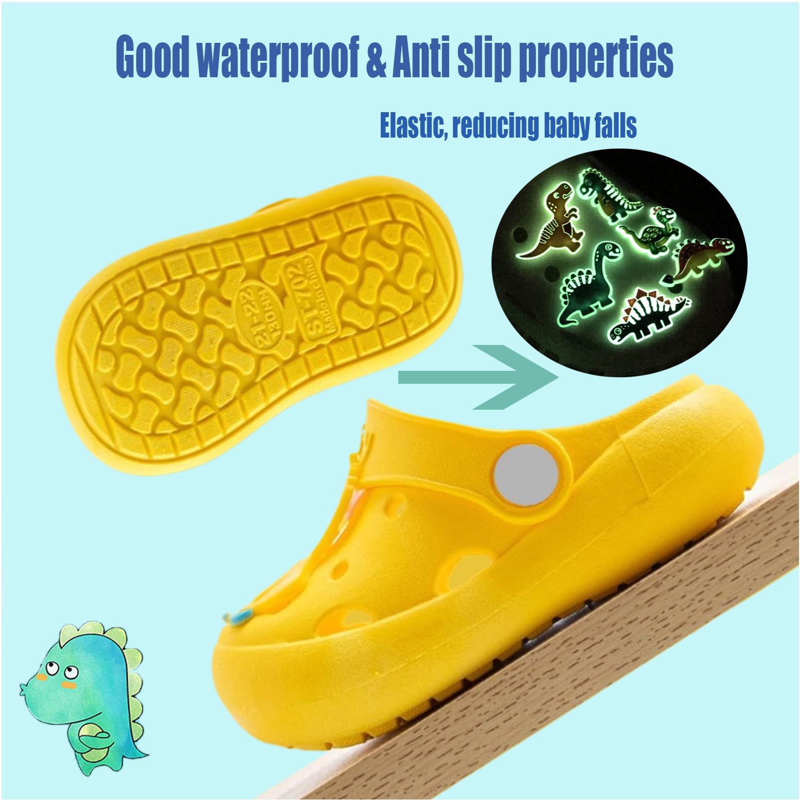 Adornos de Zapatos 12 Piezas Unisex Verano Chanclas Antideslizante Zapatos de Baño Playa Piscina