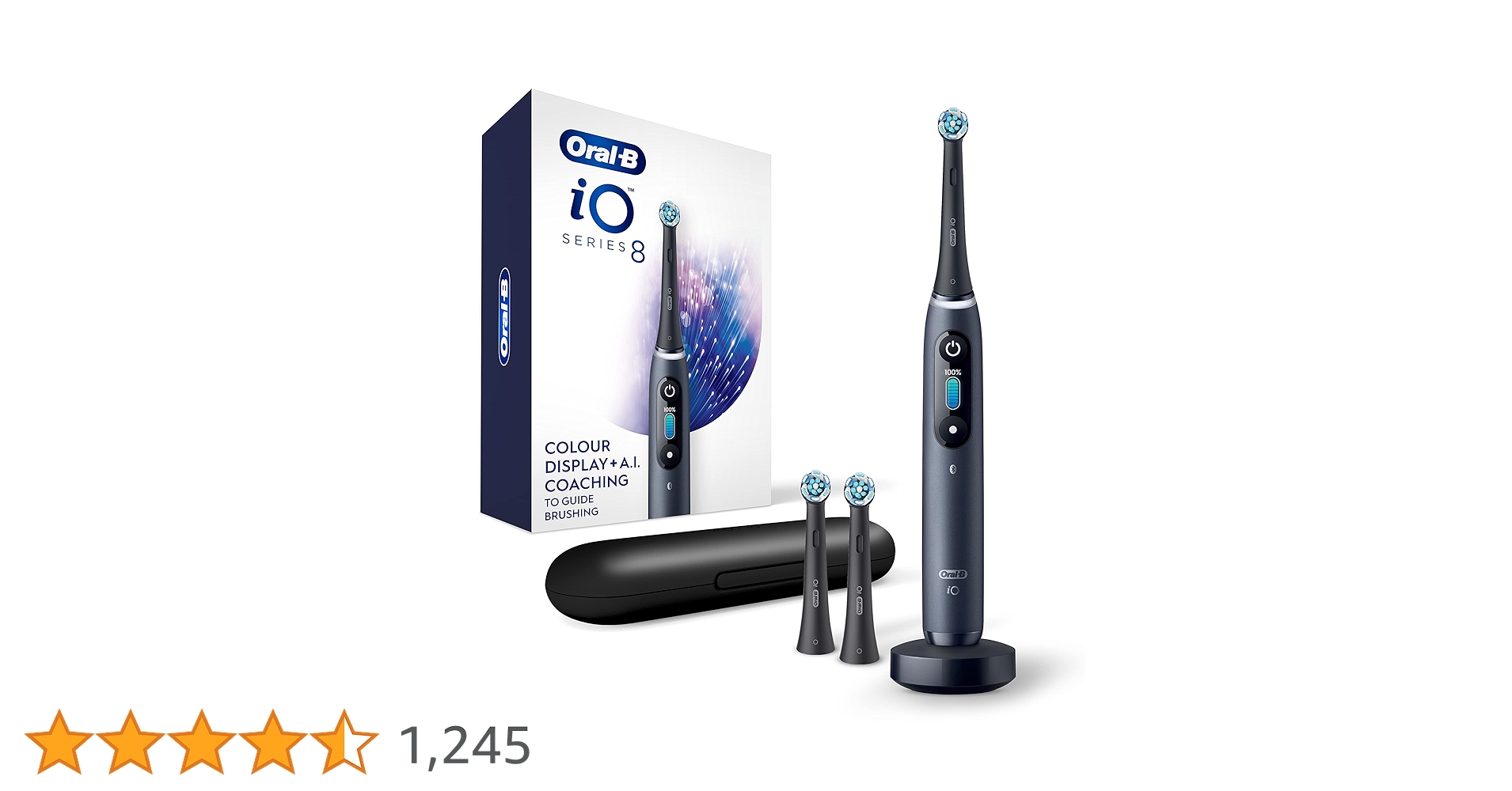 Oral-B iO Series 9 ブラックオニキス　専用歯ブラシ3本 オーラルB 電動歯ブラシ ブラウン 公式ストア iO9 ブラックオニキス