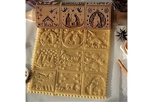Nativity Engraved Rolling Pin: A Cherished Holiday Baking Tradition