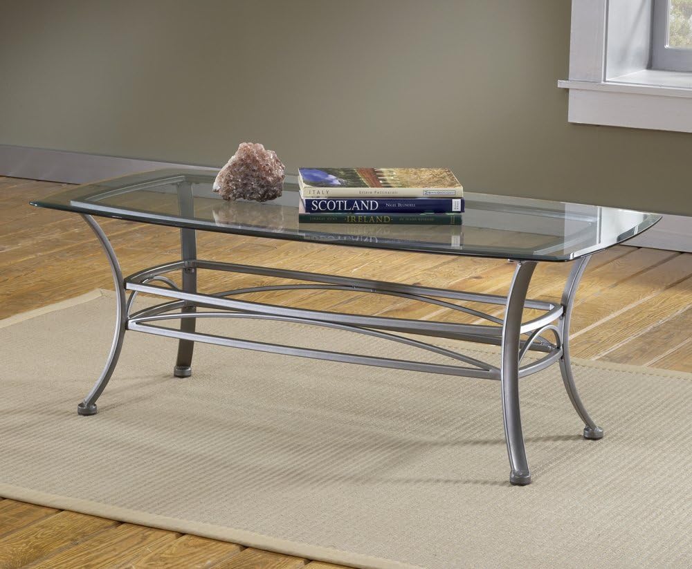 Abbington Rectangle Coffee Table, Pewter