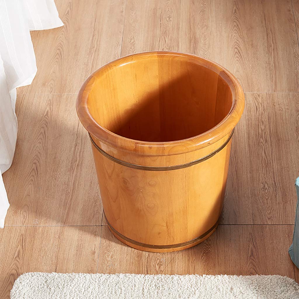 Vaschetta per i Piedi, Secchio per Vasca per pediluvio, Massaggio, Spa, Sauna, Ammollo, Pediluvio Secchio in Legno Spa per Piedi Lavabo per Uso Domestico Pratico Comfortable Anniversary