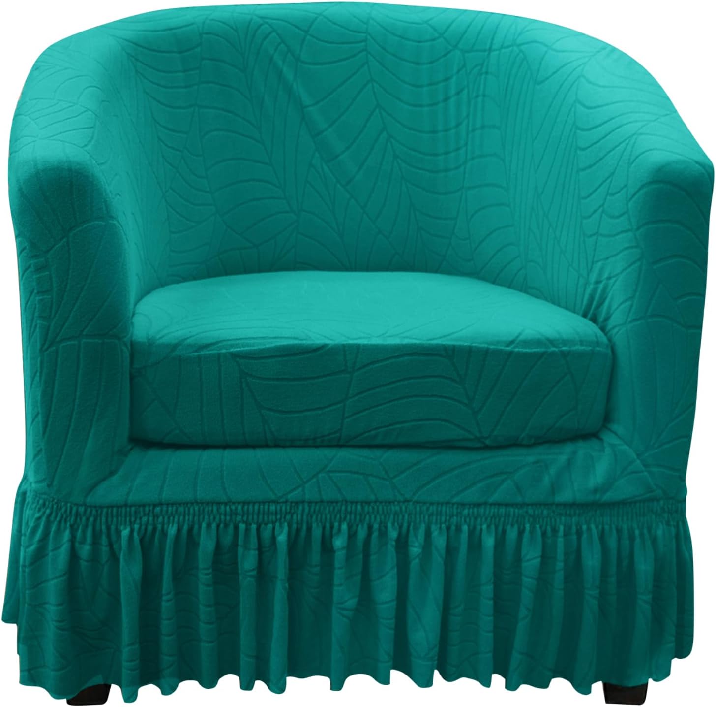 2 Piece Club Chair Slipcover Stretch Barrel Armchair Chair Covers Slipcovers Soft Removable Washable Chair Covers Protectors for Living Room Chair Couch Covers