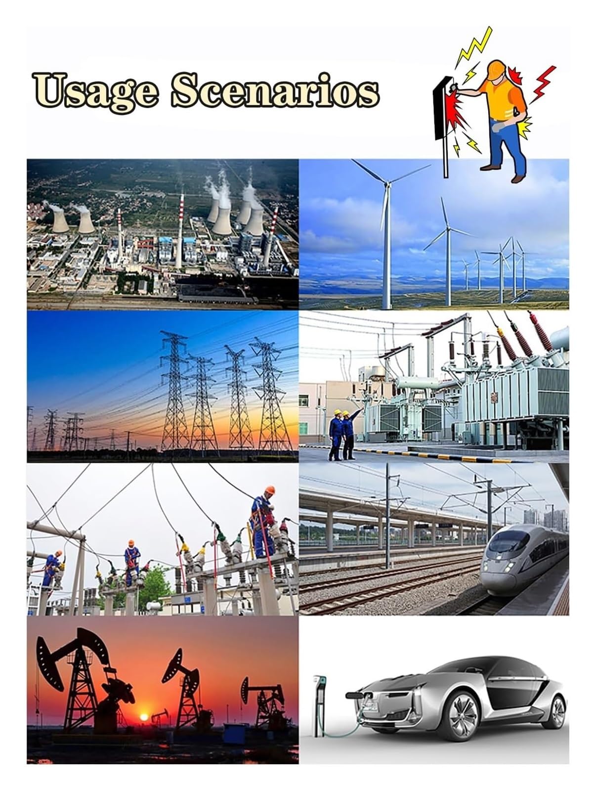 Zestaw haka ratunkowego, 16-calowy izolowany otwór elektryczny 1M dla elektryków, sprzętu ratunkowego, nośność 220 funtów (Red, 4,9 stóp / 1,5 m 35 kV)