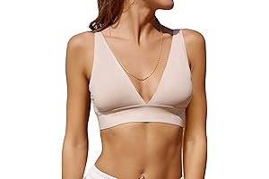 Newchic Women's Seamless Plunge Bra