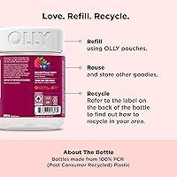 Vista 5 de OLLY - Goma multivitamínica para mujer, salud general y apoyo inmunológico, vitaminas A, D, C, E, biotina, ácido fólico, vitamina masticable