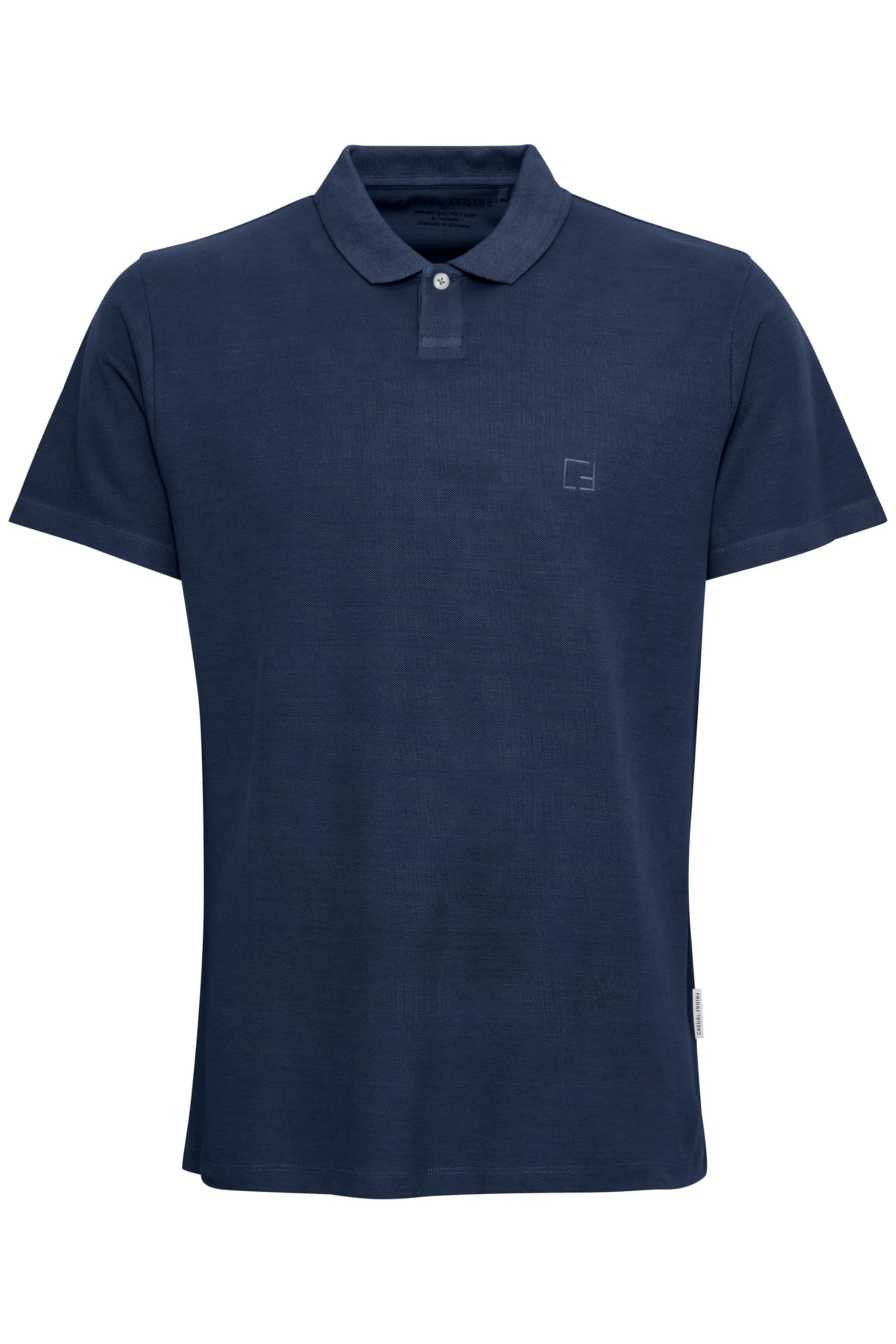 CASUAL FRIDAY CFTristan GMT Dyed Pique Polo Shirt Herren Poloshirt Shirt Umlegekragen 100% Baumwolle Regular fit