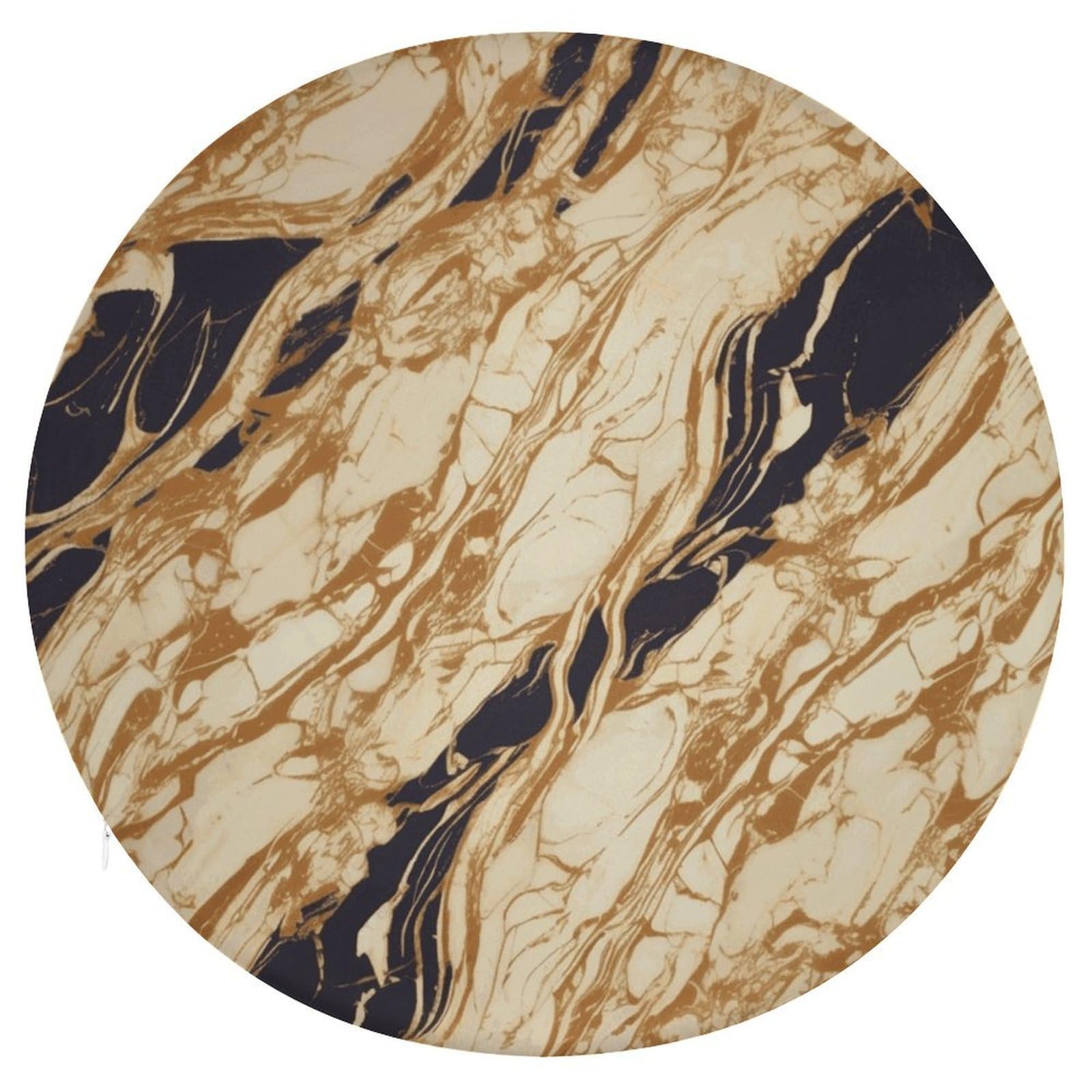 Wsoihfec Style Marble1 Seat Cushion Round Chair Pad