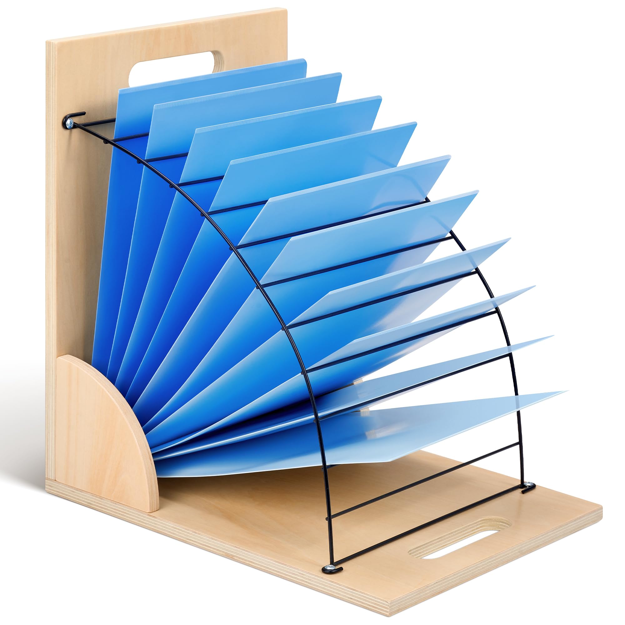 JoyCat Clipboard with Storage, Wood and Metal Clipboards Holder Small White Board Organizer for Classroom Office (Assembly Required) (1)