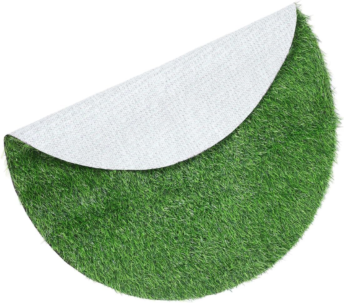 VOSAREA Outdoor Table Mat Grass Rug for Garden Decor Fake Grass Place Mats for Bar