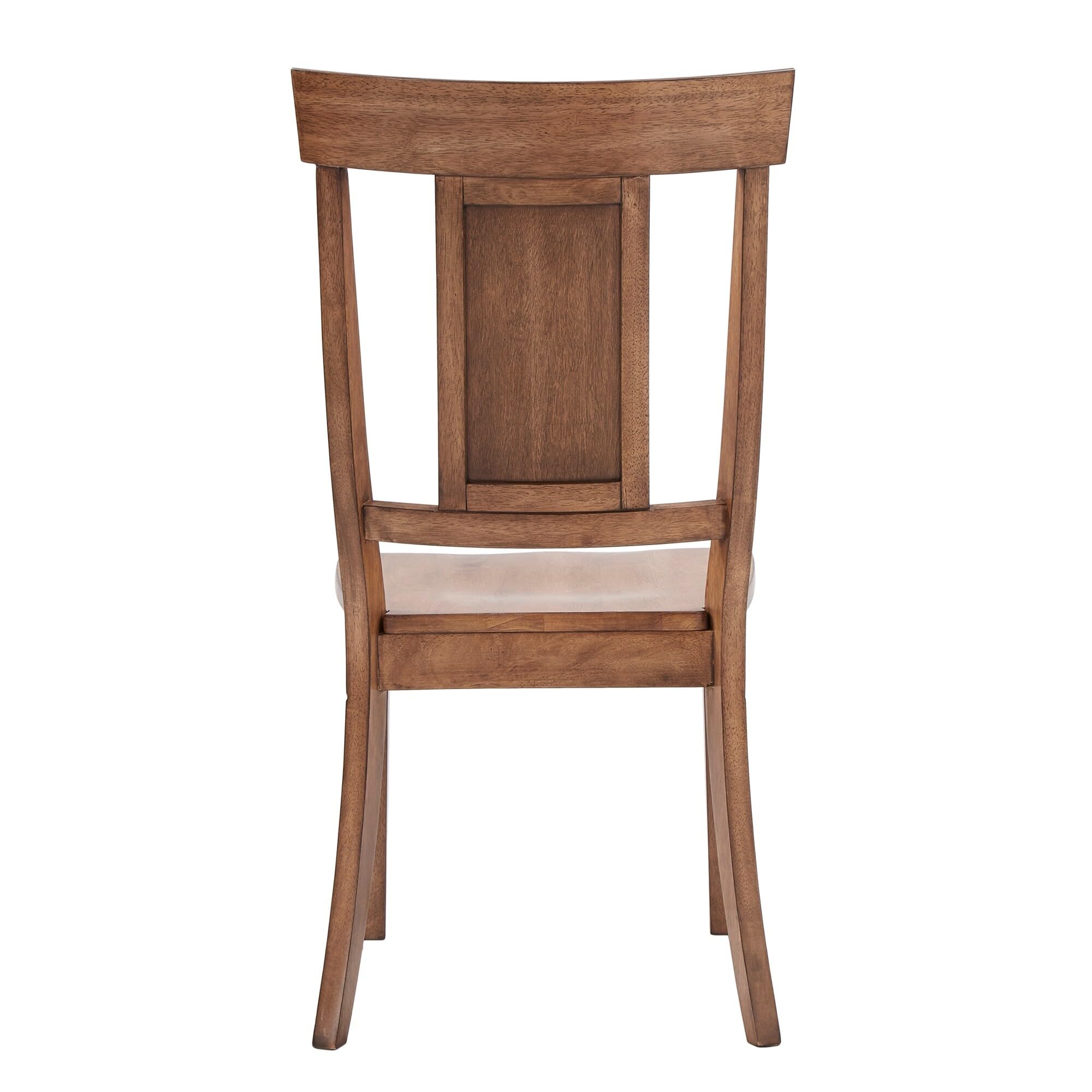 Inspire Q Eleanor Panel Back Wood Dining Chair (Set of 2) by Classic Oak Oak Finish,Wood Finish