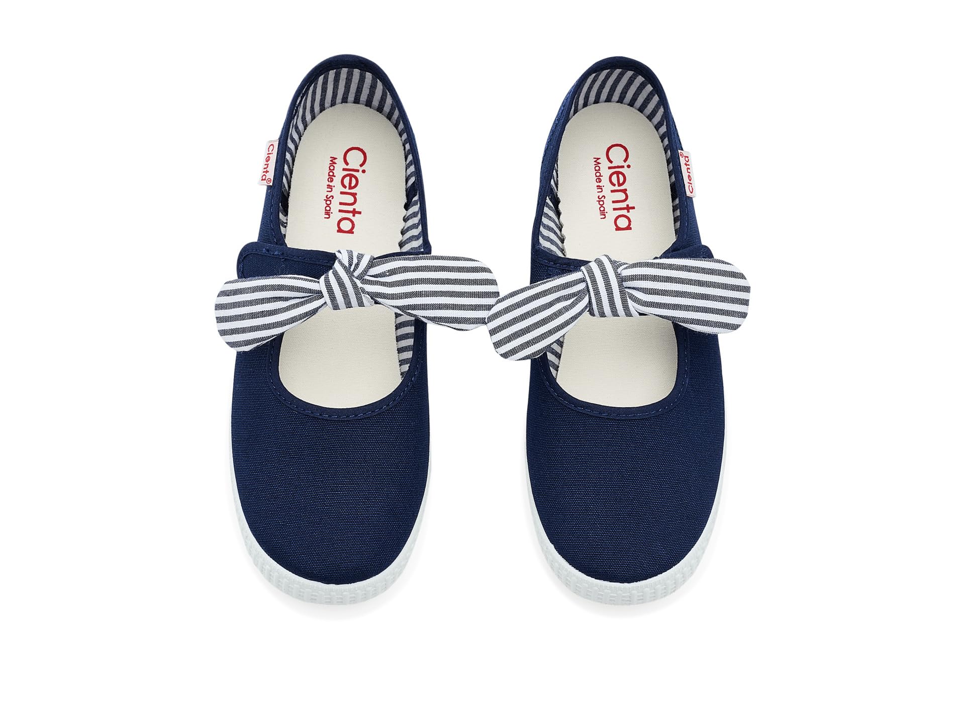Cienta 53002 77 Marino Blu Scarpe Bambina Ballerine Strappo Tessuto profumate Fiocco