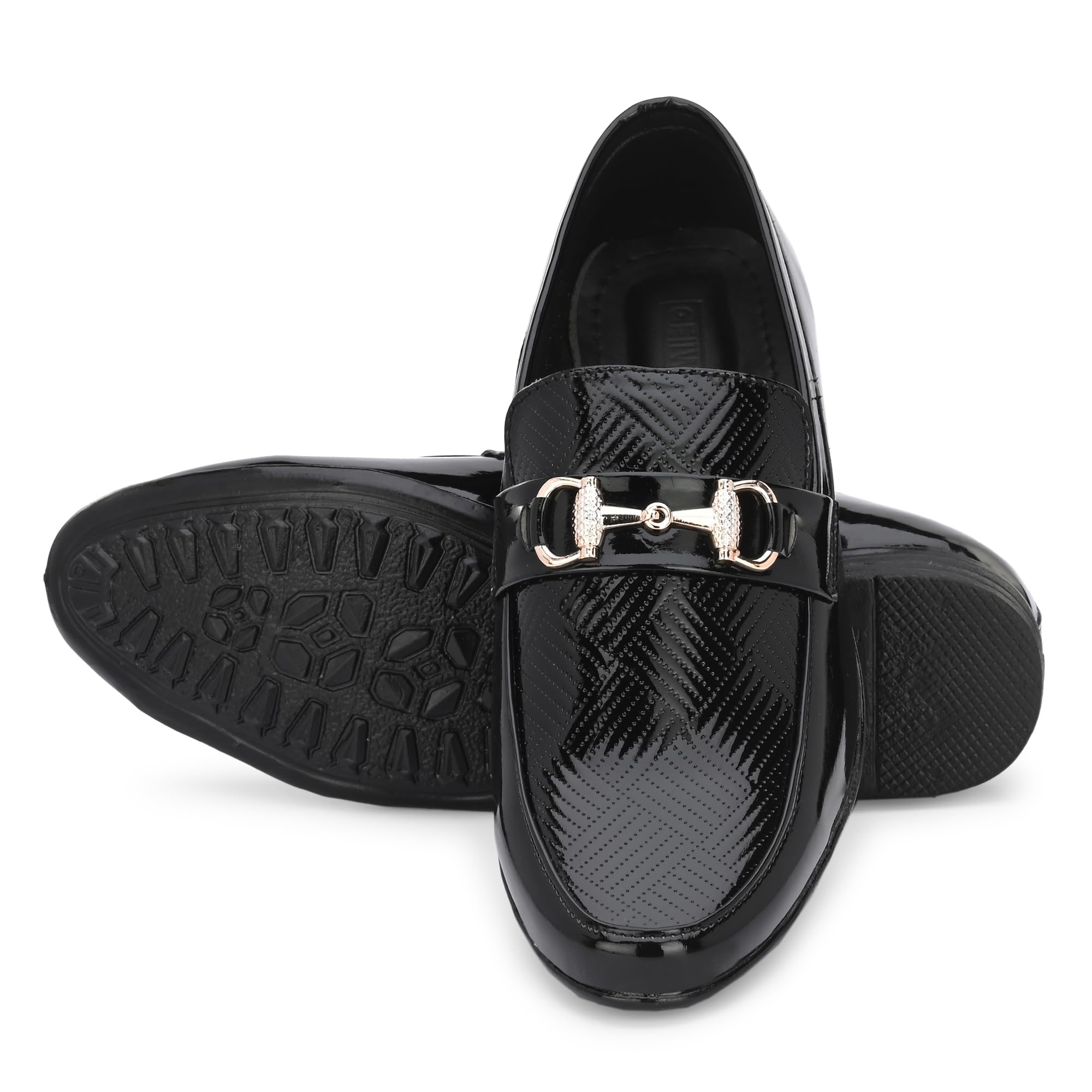GELLWOJ Mens 112 Black Buckle Loafers (Black, Numeric_9) (B0C73GVBZ1) Amazon Price History, Amazon Price Tracker