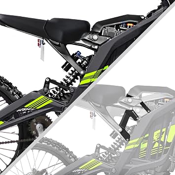 Seat Lift Extender CNC Aluminum Cushion Riser Seat Lift Seat Lift Extender For Sur-Ron Light Bee X S/X/L1;Segway x260/ X160; E-RIDE PRO S/SS; 79 BIKE Falcon M;VTB VENTUS ONE