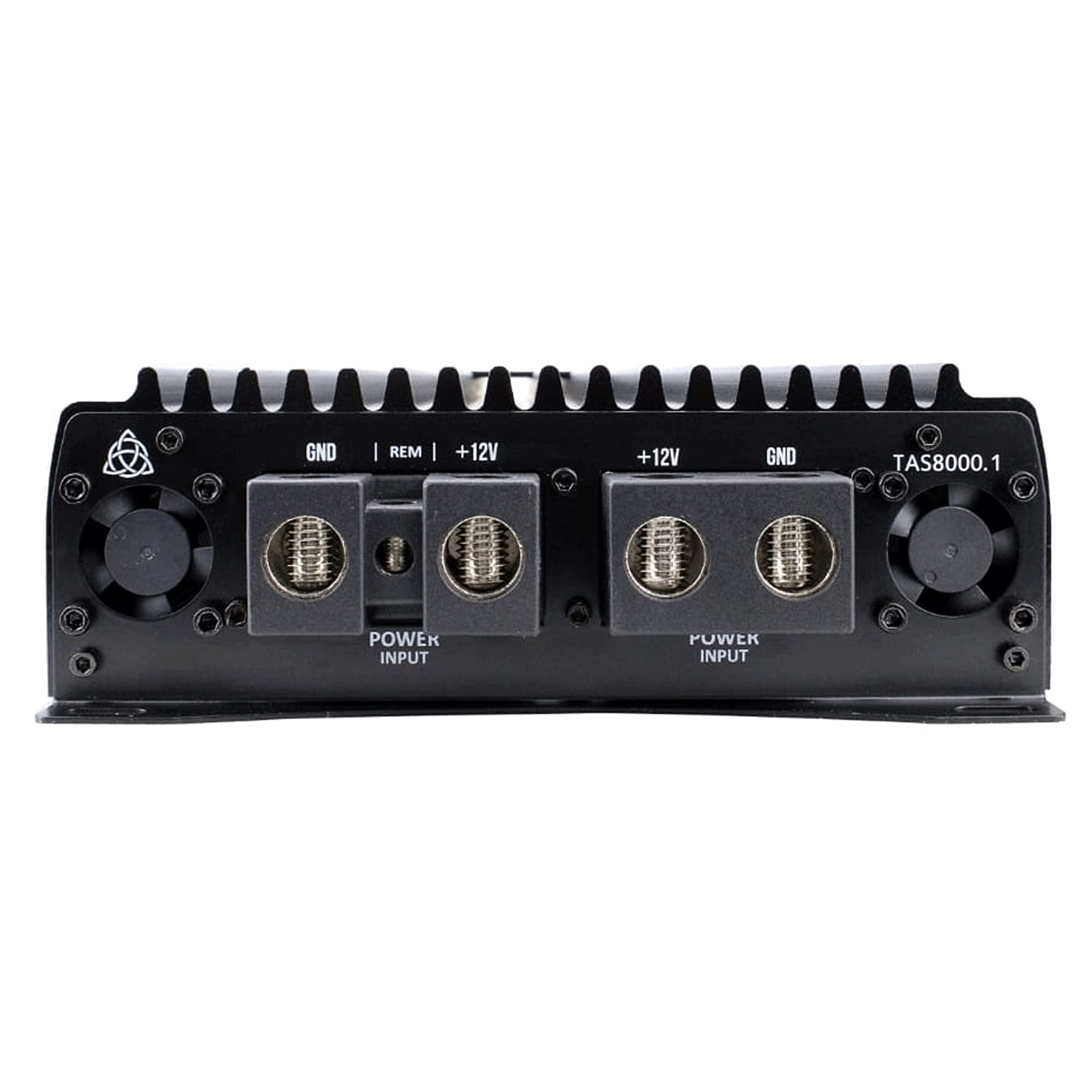 Trinity Amplifier Full Range Monoblock 8000W Car Audio Black TAS-8000.1