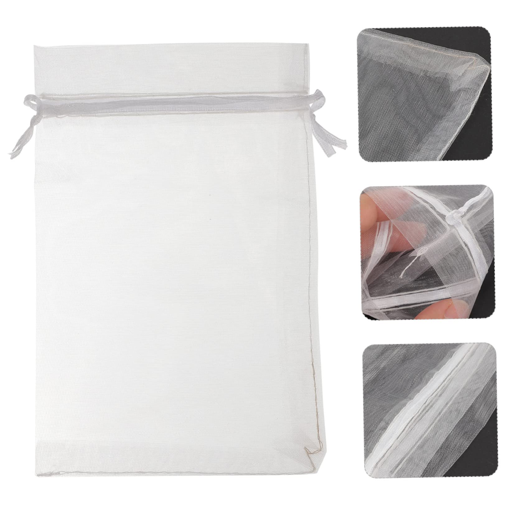 BESPORTBLE 300piezas Bolsas De Protección para Frutas De Transpirable Cierre para Jardín contra Plagas y Aves Reutilizables y Resistentes