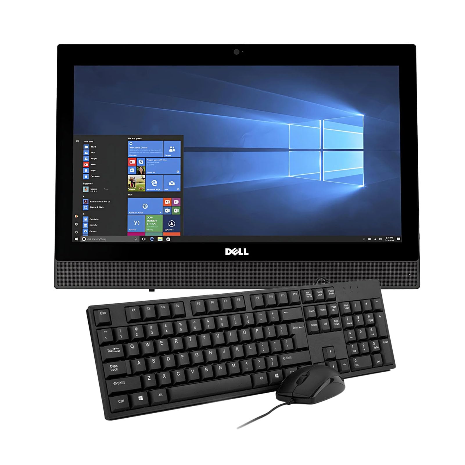 Dell Optiplex 3050 - Ordenador de sobremesa todo en uno (19,5", Intel Core i5-6500, 16 GB de RAM, 256 GB SSD, WiFi, Bluetooth, teclado de EE.UU., Windows 11 Pro (reacondicionado)