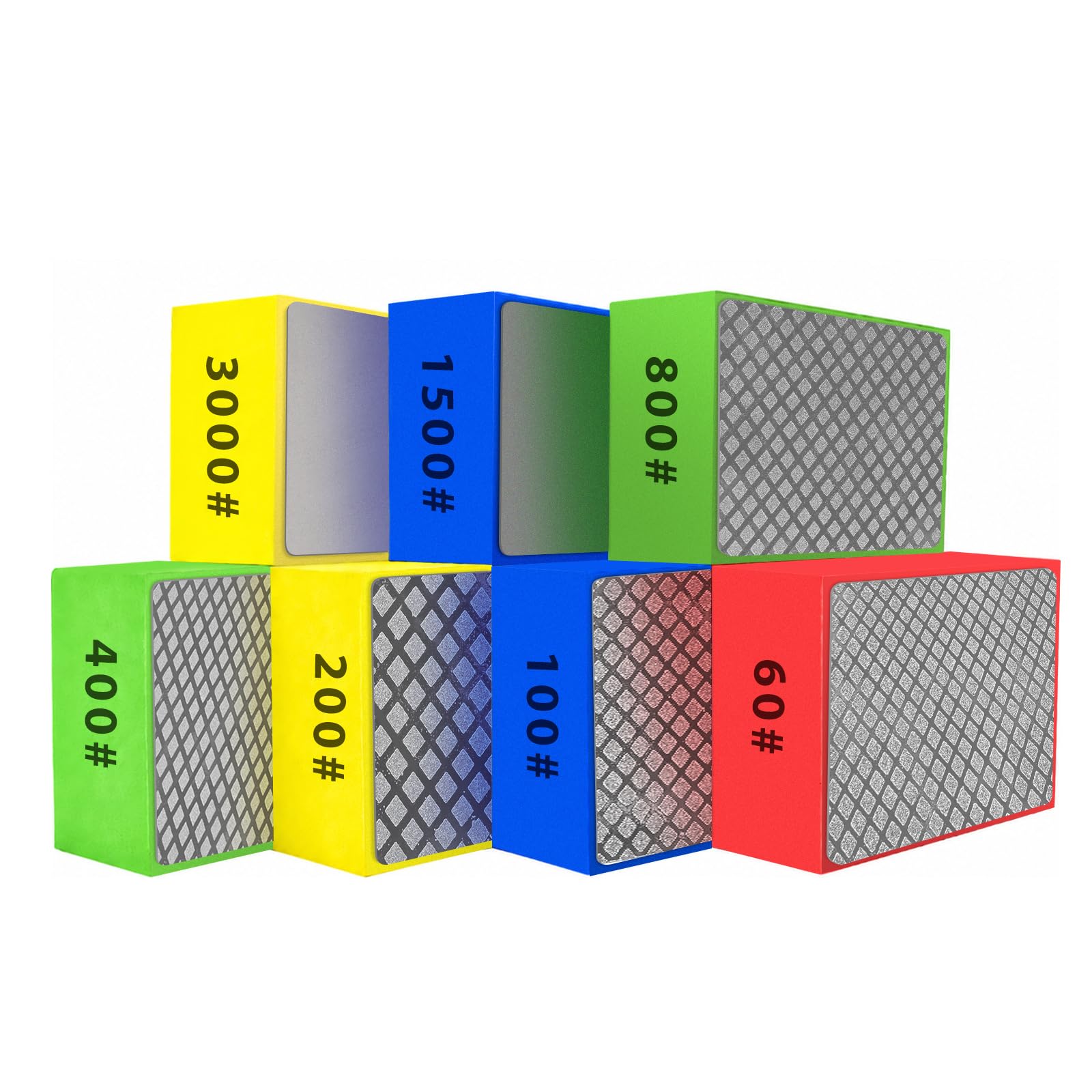 Diamond Sanding Blocks - Polishing Pads for Tile & Glass -15
