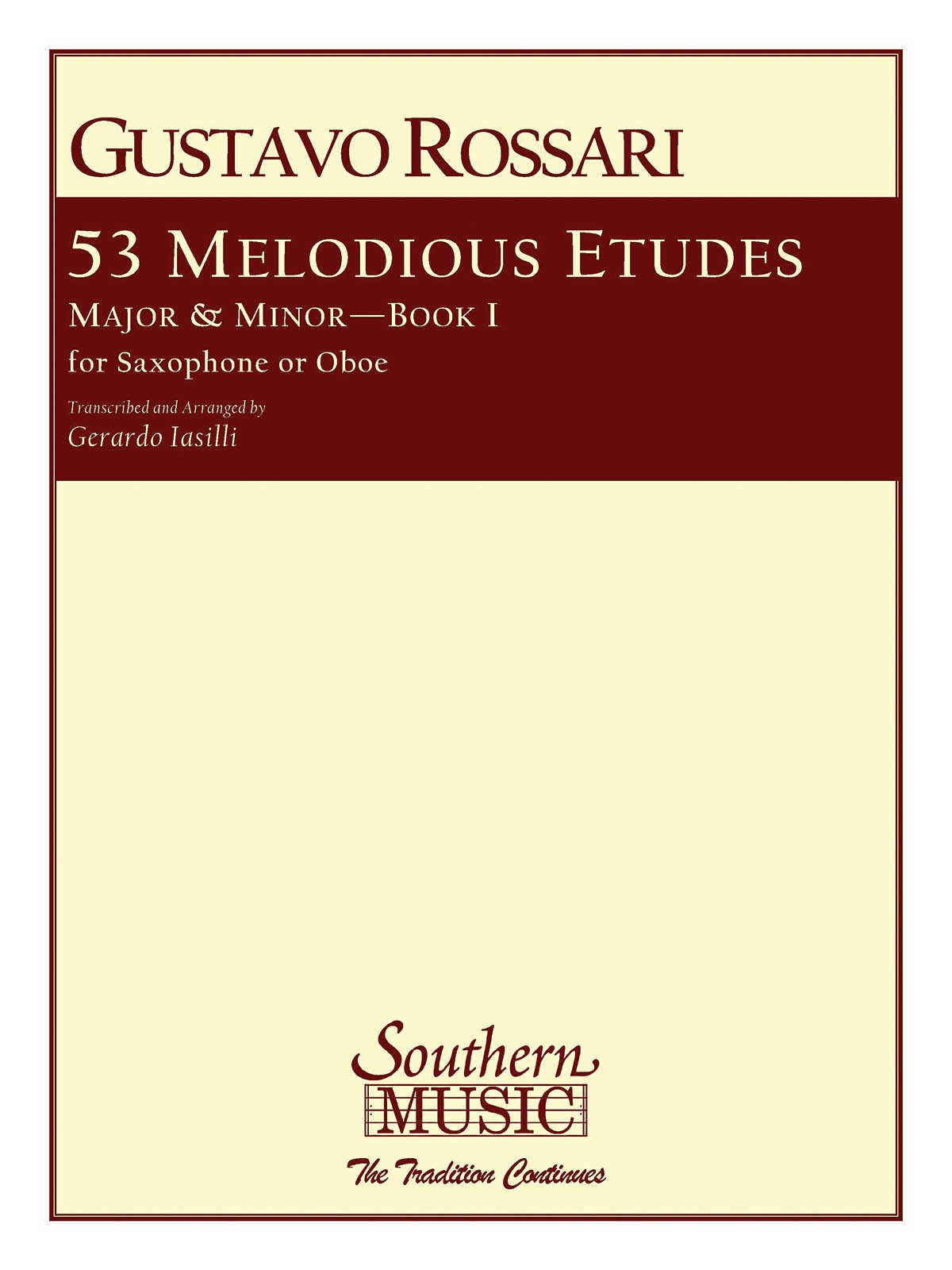 53 Melodious Etudes, Book 1: Saxophone