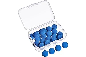 20 Pcs Billiard Pool Cue Tips Replacement Pool Stick Tips Billiard Cue...